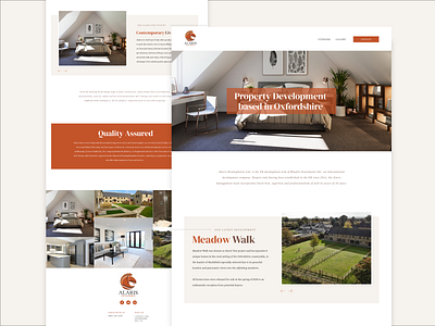 Real Estate Website Template minimal real estate ux design web design web designer