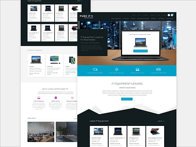 IT Seller Homepage Design it software minimal design modern design webdesign