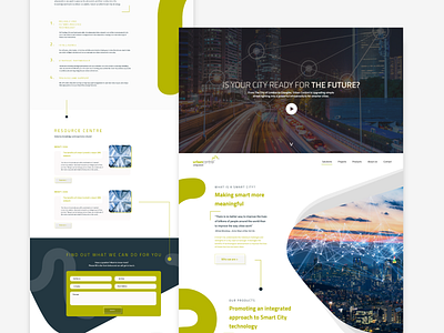 Smart City Website Design