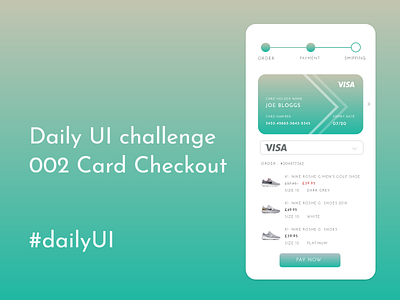 Credit Card Checkout Page dailyui design graphic design mobile app mobile design mobile ui ui user experience ux