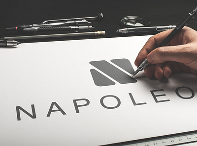 Napoleon Logo branding design graphic graphic design logo logocompany logodesigner logoinspiration logoroom monogram typography vector