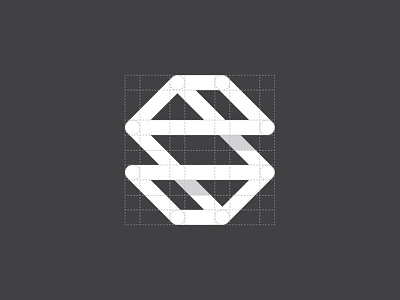 Satory Simple Grid building company design engineering grid letter logo logotype minimal project s simple