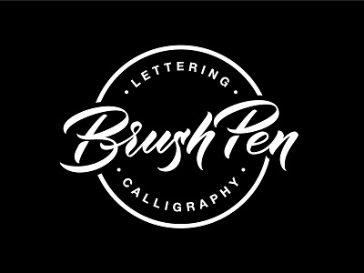 Brush Pen Lettering calligraphy design lettering logo logotype каллиграфия леттеринг логотип