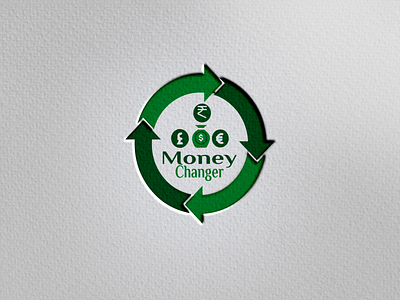 Money exchange logo