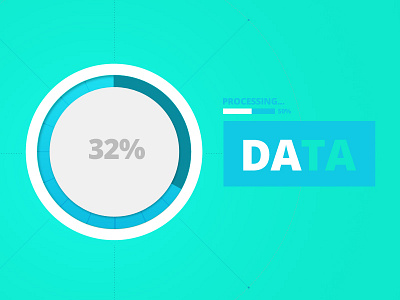 Motion - data/loader animation data infographic infomotion