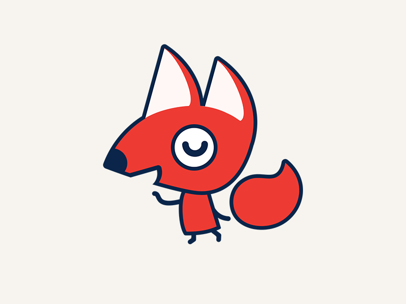 NihonGo Kit mascot 2d branding character design fox happy illustration japan japanese mascot mascot character mascot design ui vector