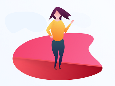 Morning illustration dailyui dribbble fitness girl hair hi illustration red running ui