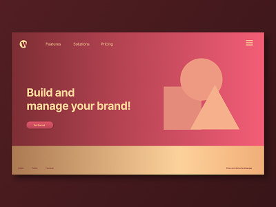 Clean & Minimal Website Landing Page