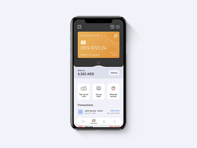 Manage Cards | Roads and Transport Authority App animation app banking banking app bitcoin credit card dark mode dubai finance fintech illustration interaction interactiondesign mobile payment travel ux