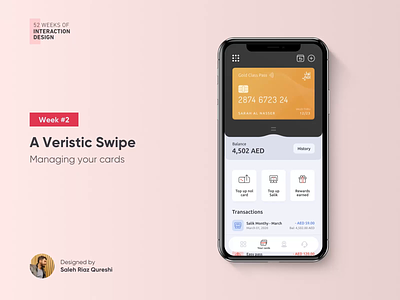 Managing Cards In Your Wallet | 52 Weeks of Interaction Design 52weeksofinteractiondesign animation credit card design finance graphic illustration interaction interface minimal mobile mobile app product ui uidesign uiux user experience ux visual wallet