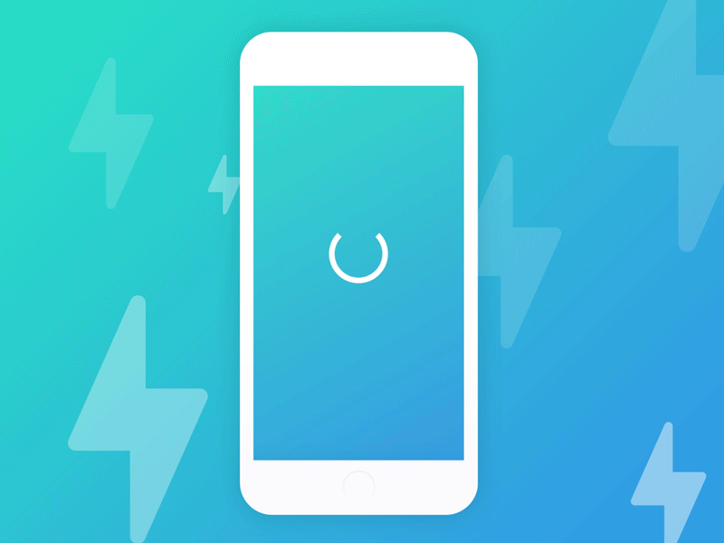 Blitzkreig iOS App - Gradient Exploration codepen ui signup mobile minimal ios gif motion interaction gradient design blitzkreig