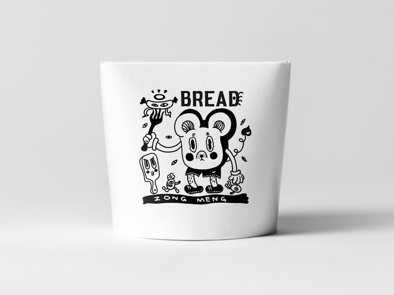 Bread mouse by M_Z on Dribbble