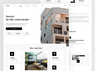 Jihome - Real Estate Investments Landing Page