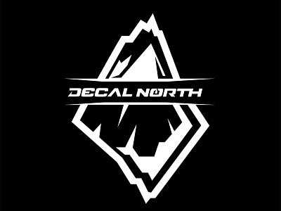 Decal North design logo vector
