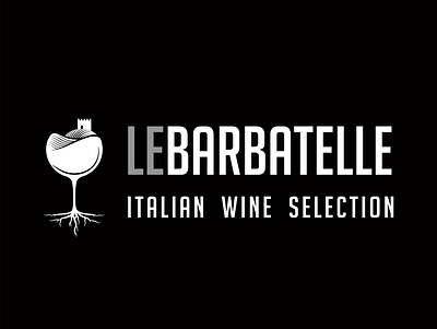 Le Barbatelle branding design logo wine