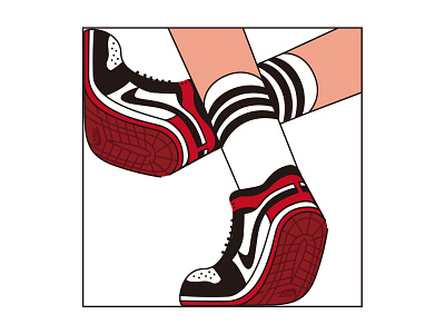SKETCH illustration jordan nike shoes