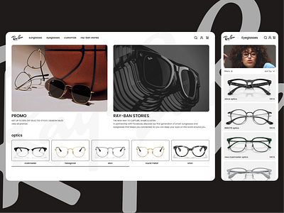 Ray-Ban concept website