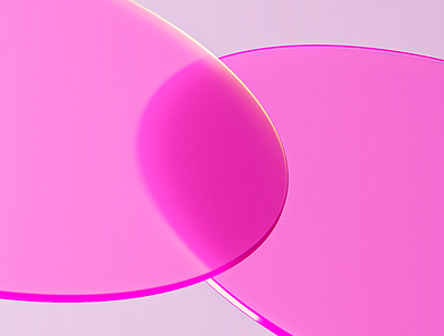 Coloured Layers 3d cinema4d design glass layers lights pink redshift render