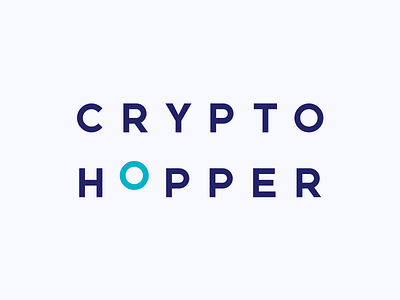 Cryptohopper logo branding design logo typography vector