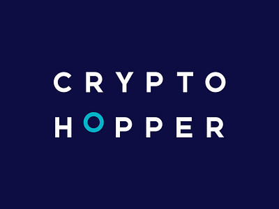 Cryptohopper logo | Dark branding design logo typography vector