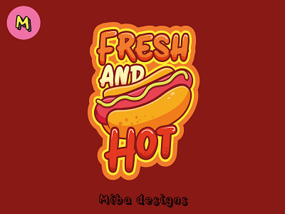 Fresh and Hot 3d animation branding cartoon cartoonic art design food food art graffiti graphic design illustration logo motion graphics ui