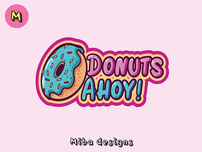 Donuts Ahoy! branding cartoon cartoonic art design donut food art graffiti graphic design illustration logo ui vector
