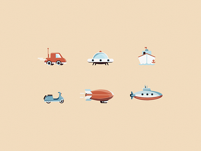 Transport icons graphic design icon icons illustration transport vector