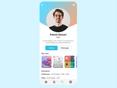 #DailyUI Day 6 - User Profile