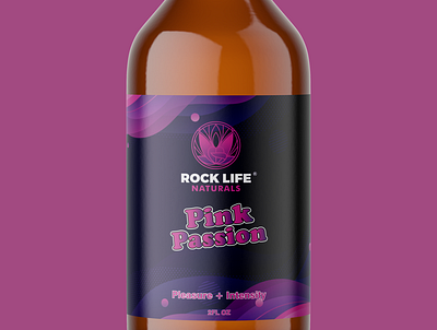 Rock Life Naturals Label Design beer label bottle design bottle label bottle label design branding label design wine bottle wine label