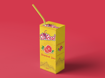 Grapefruit and Sorrel fruit Juice Packaging