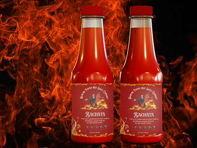 Dancing Pepper Hot Sauce Company Label Design