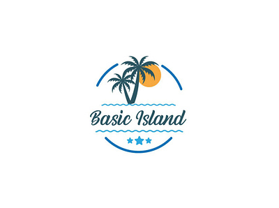 Basic Island Logo branding custom logo design graphic design logo logo design logodesign minimalist logo modern logo typography unique logo unique logo vector