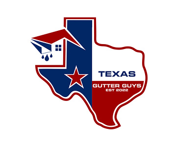 Texas Gutter Guys Logo Design branding custom logo design graphic design logo logo design logodesign minimalist logo modern logo typography unique logo vector