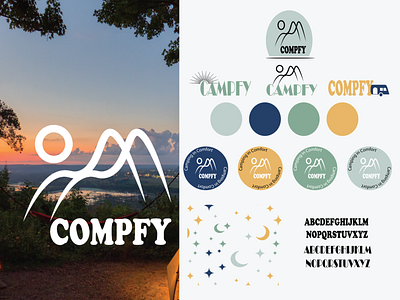 COMPFY 3d animation app branding design graphic design illustration logo ui vector