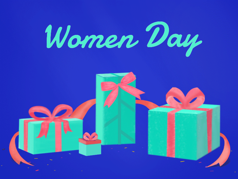 International Women Day 2d after effect animation artwork design design art gif gift illustration motion animation motion art motion graphic typography womenday