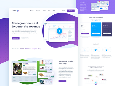 Comin: force your content to generate revenue