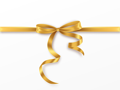 Gold ribbon for designers Template