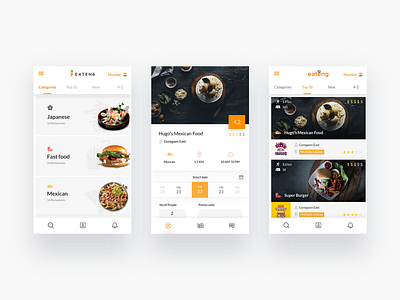 Restaurant booking app