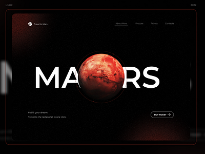 Concept page - Trip to mars