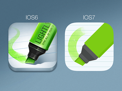 Lightly icon redesign for ios7 (in progress) apps icon flat gui icon ios7