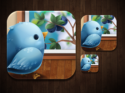 iPhone app - Scopy icon bird gui icon ios iphone twitter