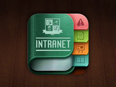 School Intranet IOS icon book icon ios tab