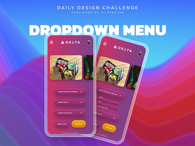 Daily Ui (Dropdown Menu Design) branding daily ui design dropdown menu design graphic design illustration mobile mockup design ui vector webdesign