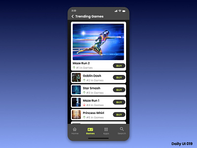 Daily UI 019 Leaderboard app app design dailyui design leaderboard mobile ui