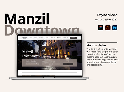 Hotel website design hotel hotel website ui ux uxui design webdesign website