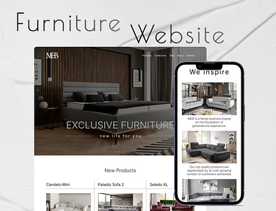 Furniture website | UX/UI Design design furniture furniture website ui ux uxui design web design