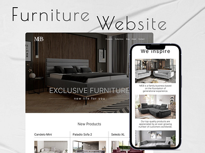 Furniture website | UX/UI Design