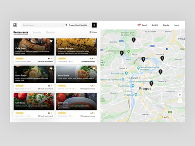 Restaurants Listing Page animation app apple booking ios marketplace research responsive design restaurant ux uxlab