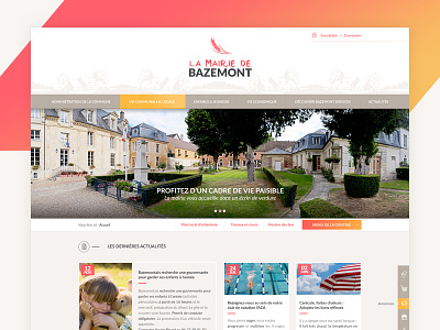 Bazemont bootstrap colors town ui webdesign