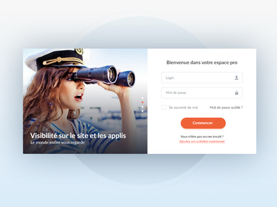 Professional space - Login